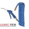 jamec pem coil hose with air pressure nozzle - supplier in rockhampton
